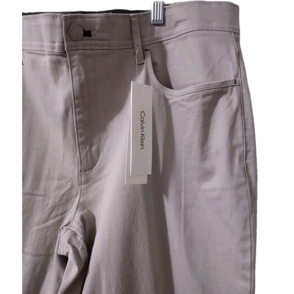 Calvin Klein Gray Jeans Men's Size W36 x L30 Slim Fit Denim  Stretch Flex Waist